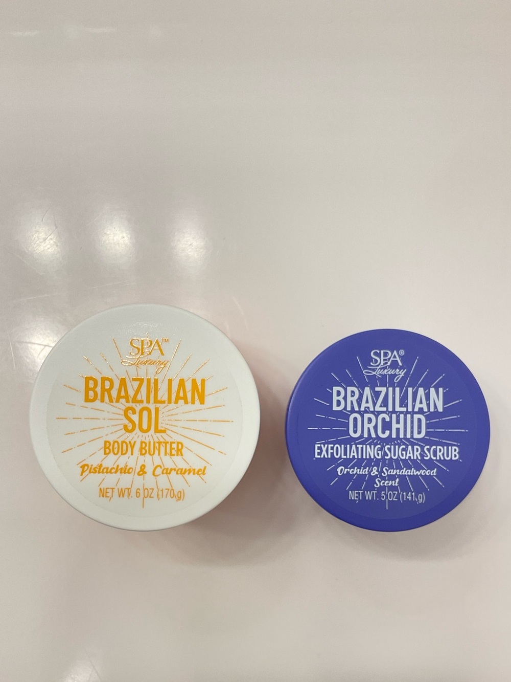 NWOT Brazilian Sol  Body Butter & EXFOLIATING SUGAR SCRUB set